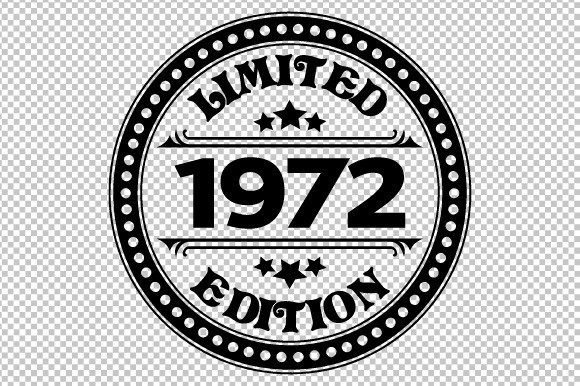 Download Limited Edition 1972 SVG EPS PNG - 1972 Collection