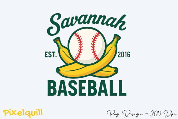 Download Savannah Baseball Bananas Est. 2016 Png - 2016 Collection
