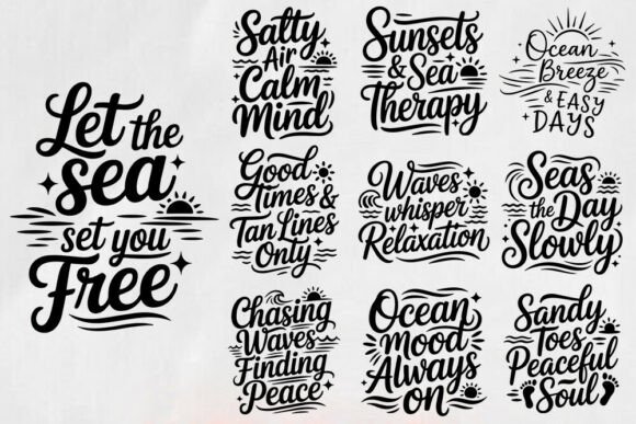 Download Beach SVG Bundle | Summer Quotes SVG - Summer quotes svg Collection
